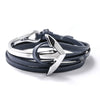 Silver Half Bend Anchor Bracelet