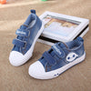 Smile Face Denim Canvas Shoes