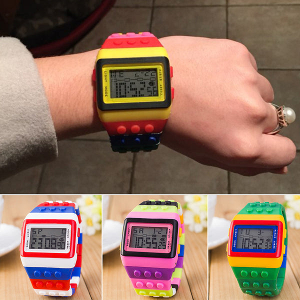 Silicone Band Student Teens Watch